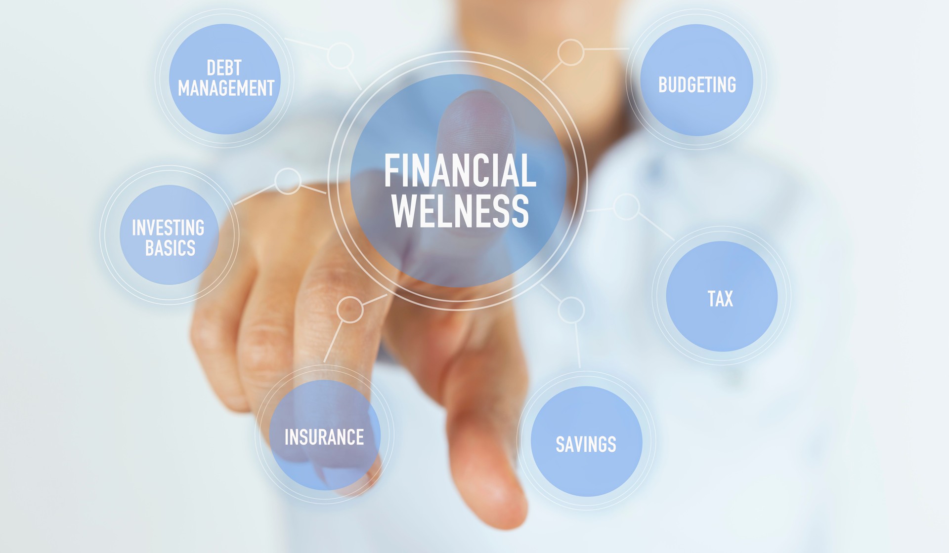 Financial Wellness Concept Diagram